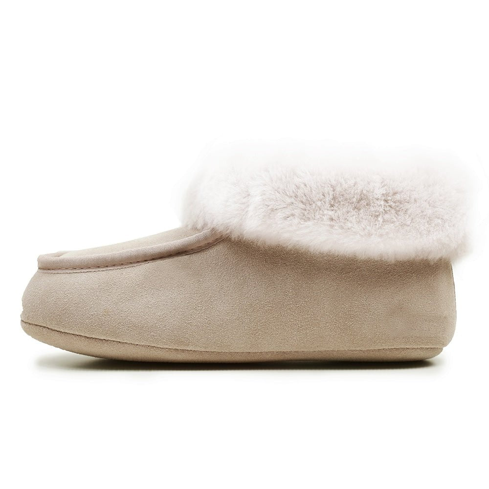Minfot Hjemmesko Fåreskind Sunne Beige