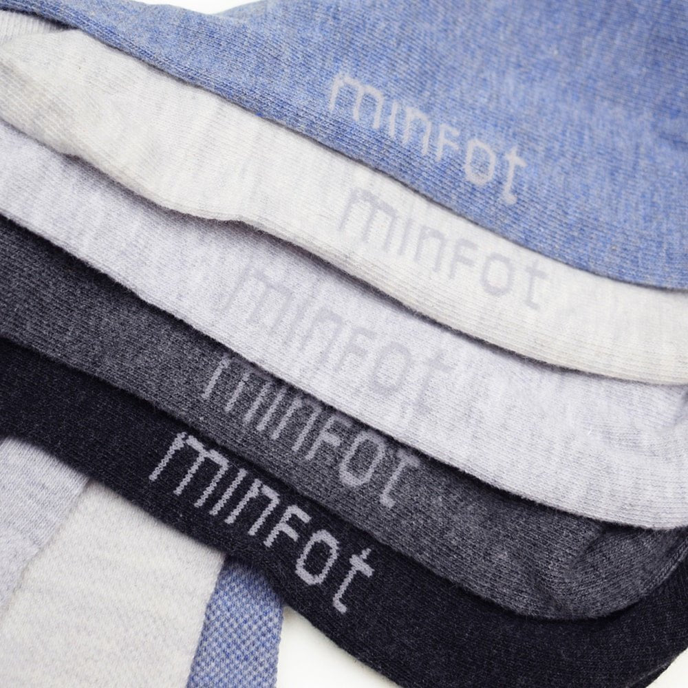 Produktbild 11 - Minfot Bomullsstrumpor Sensitive Ocean 5-pack