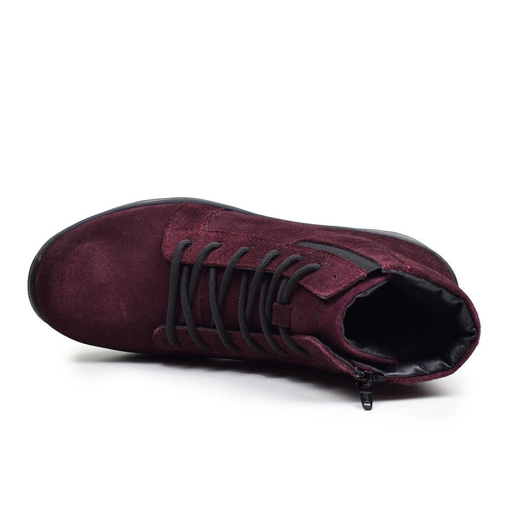 Minfot Pigsko Lima Ruskind Uld Bordeaux