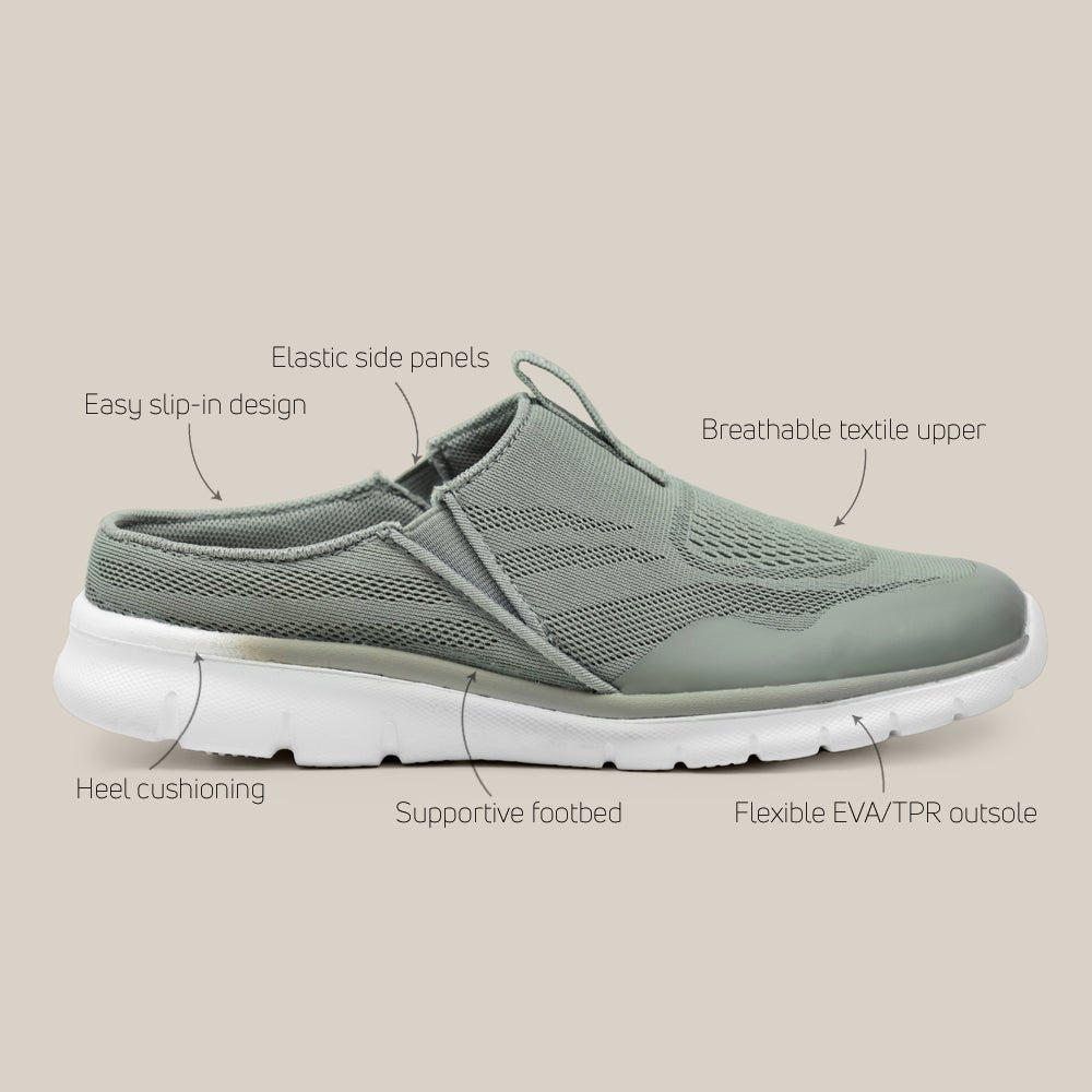 Minfot Easy Step-In Hjemmesko Khaki