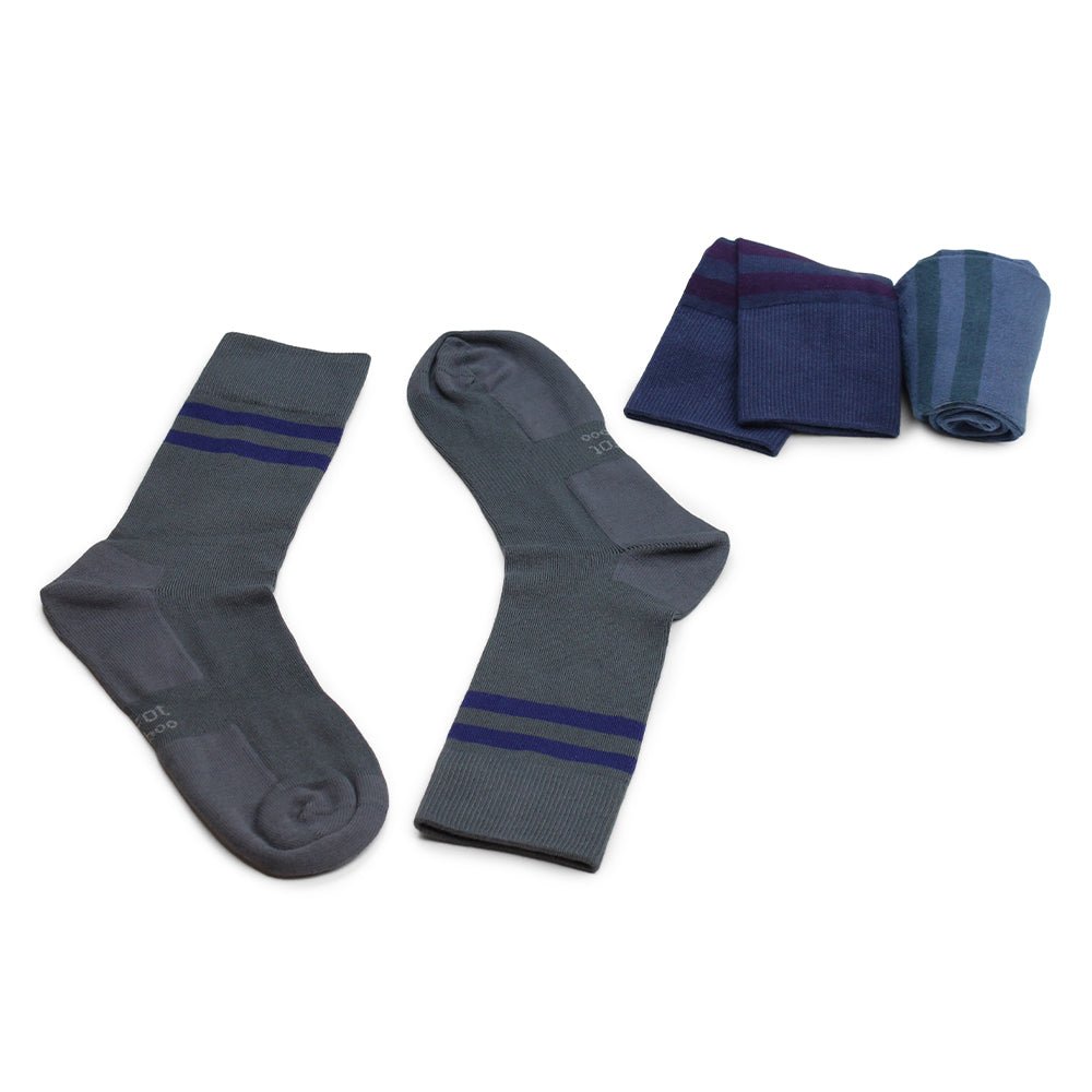 Produktbild 5 - Minfot Bambustrumpor Crew Svalbard 3-pack
