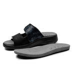 Minfot Granit Sandaler Dame Stretch Sort