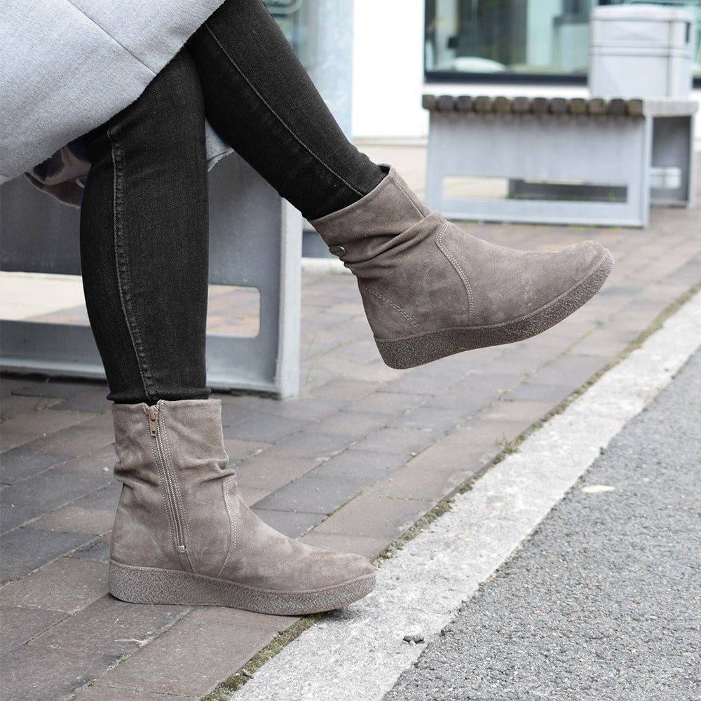 Produktbild 11 - Minfot Marina Boots med Dragkedja Aquastop-TEX Taupe