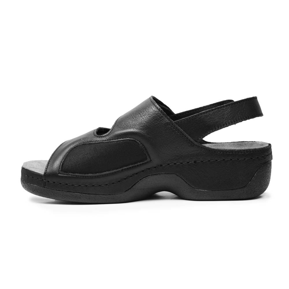 Embla Hälsoskor Sandaler Ingrid Ergoflex Elastik Sort