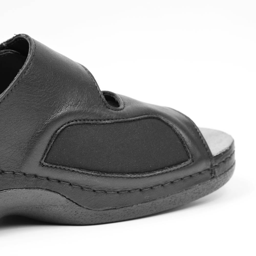 Embla Hälsoskor Sandaler Agnes Ergoflex Elastik Sort
