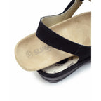 Suave Extra Bred Sandal Svart Ruskind Marilyn