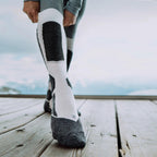 Falke SK2 Women Knee-high Socks Offwhite Black 1-pak
