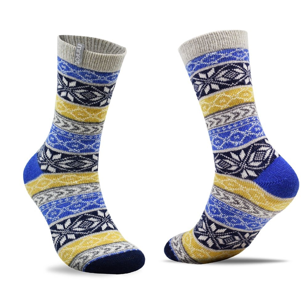 Minfot Uldstrømper Hytte 2-pak