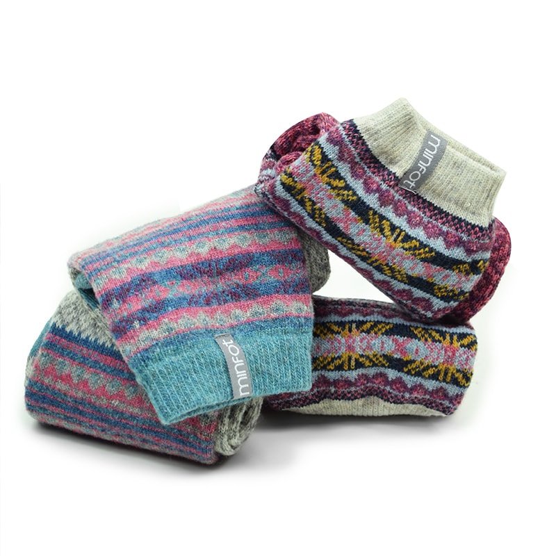 Produktbild 8 - Minfot Ullstrumpor Mys 2-pack