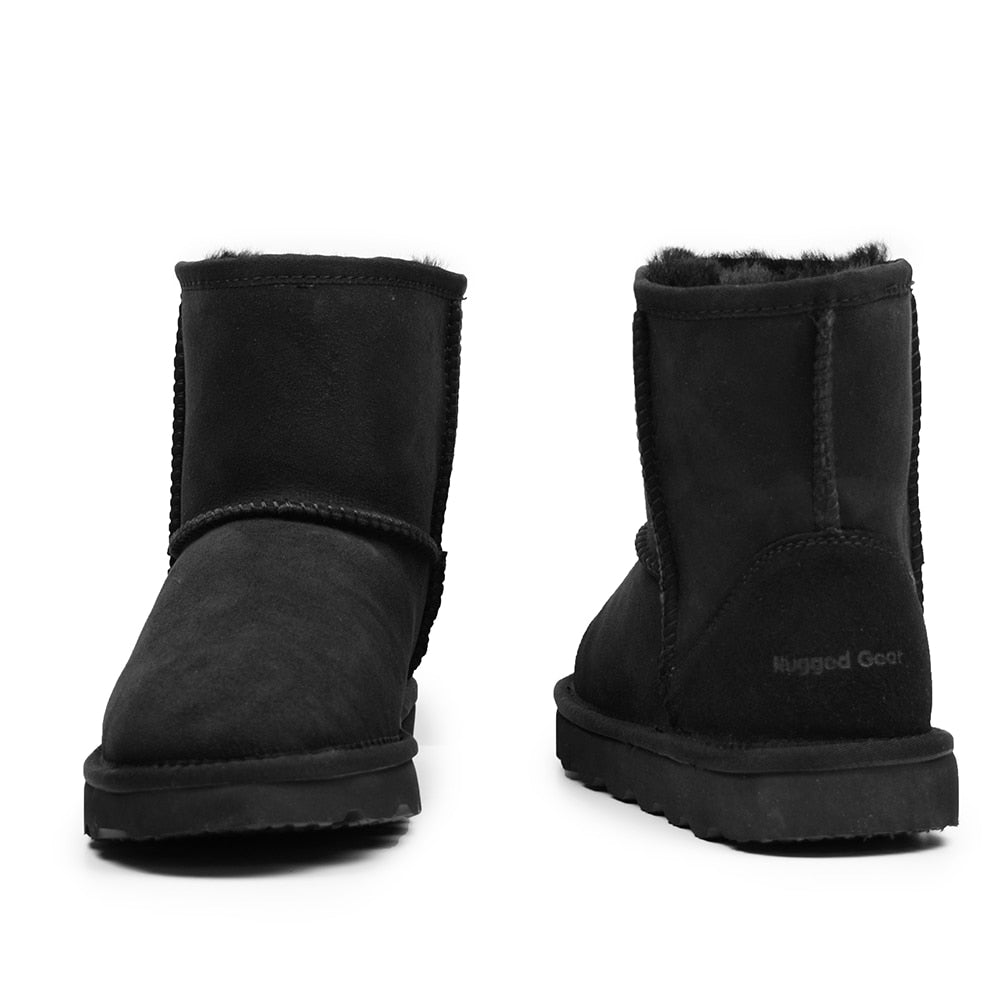 Rugged Gear Støvler Fåreskind Classic Black