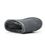 Minfot Hjemmesko Fåreskind Vejle med sål Grå