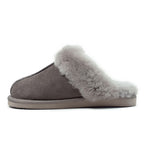 Minfot Hjemmesko Fåreskind Slip-on Duved med sål Stone
