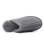 Minfot Hjemmesko Fåreskind Slip-on Orust med sål Grå