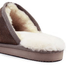 Minfot Hjemmesko Fåreskind Slip-on Orust med sål Waxed Stone