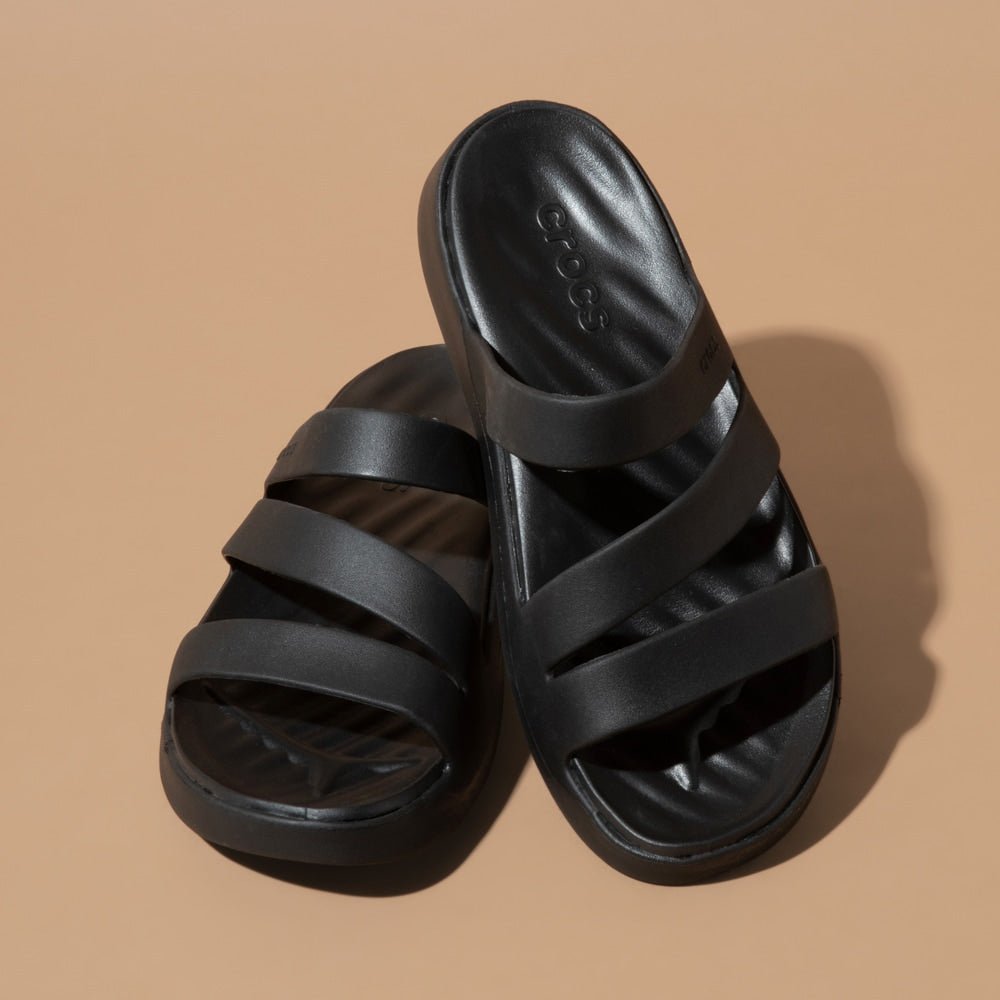 Crocs Getaway Strappy Sandal Dame Black