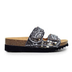 Scholl Sandaler Dame Bioprint Lisboa Sort