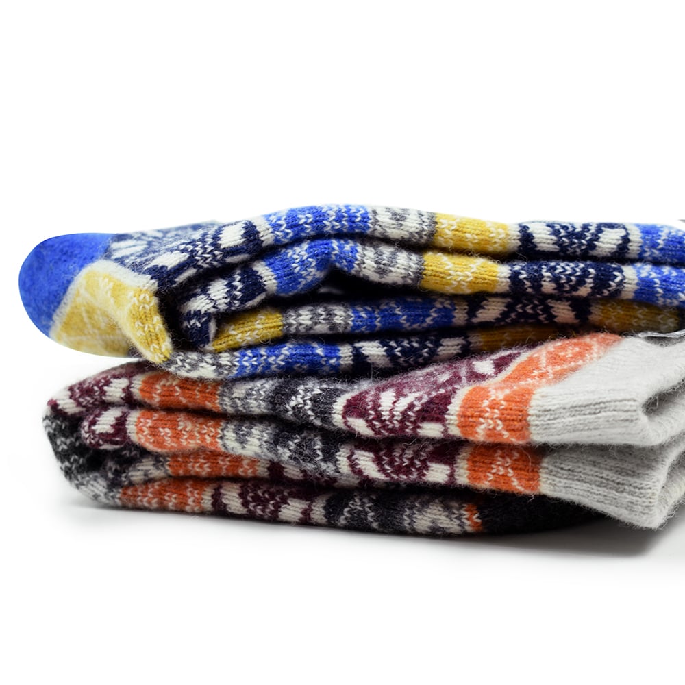 Minfot Uldstrømper Hytte 2-pak