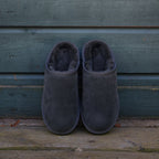 Minfot Hjemmesko Fåreskind Vejle med sål Grå