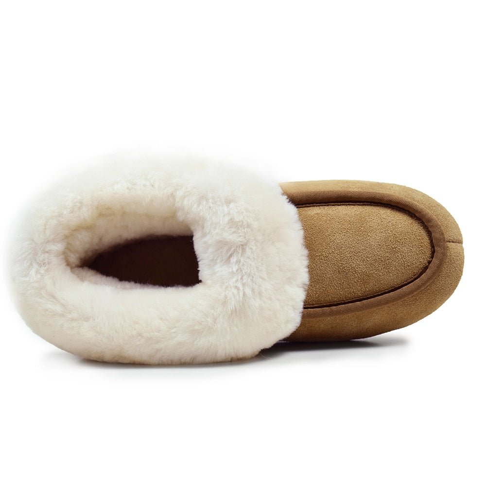 Minfot Hjemmesko Fåreskind Sunne Chestnut Ruskind