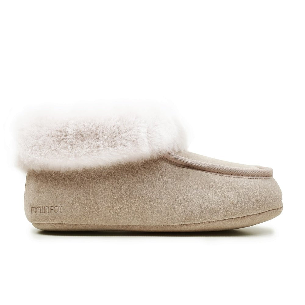 Minfot Hjemmesko Fåreskind Sunne Beige