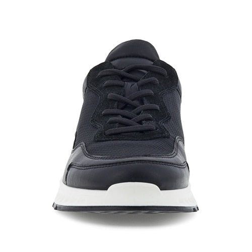 ECCO ST1 Sneakers Dame Black Black Shadow White