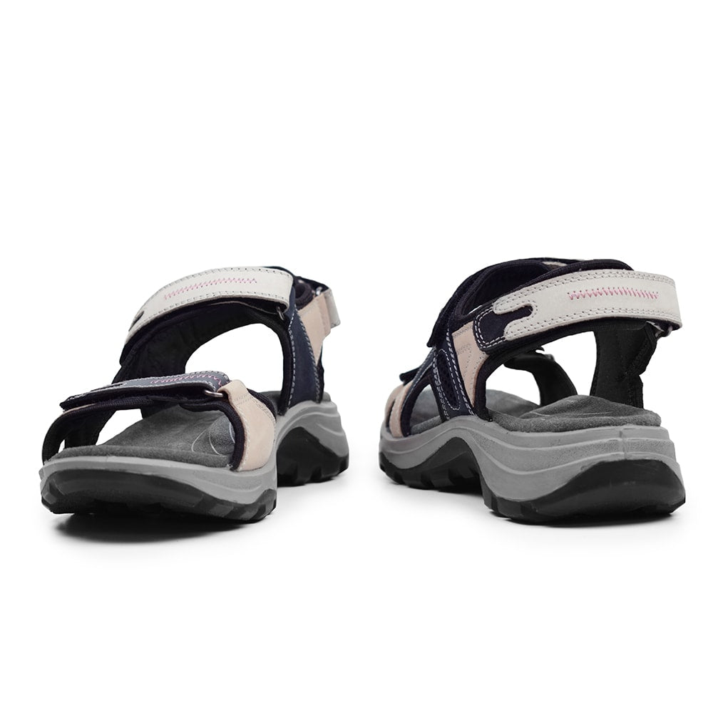 Produktbild 8 - Minfot Sandaler Sandhamn Dam Nubuck Navy Pink