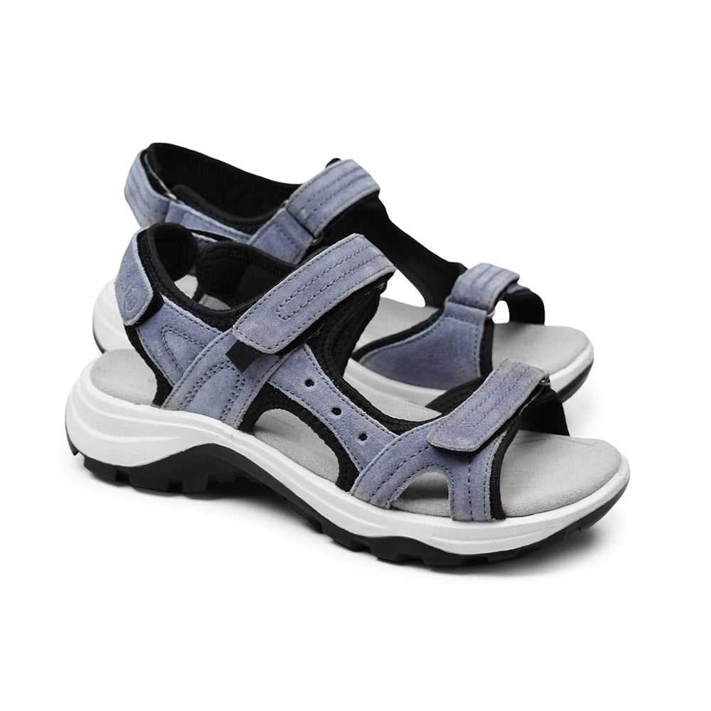 Minfot Sandaler Sandhamn Dame Ruskind Dueblå