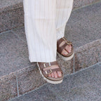 Minfot Upstep Lux Sandaler Dame Brun