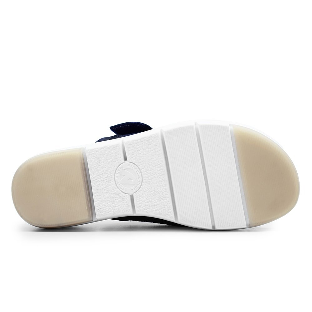 Minfot Sandal Komfort Bea Stretch Nubuck Navy