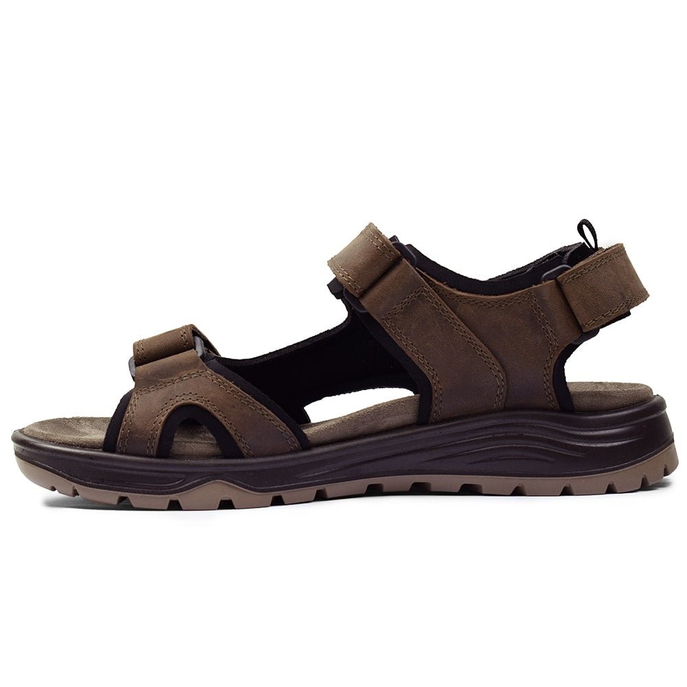 Minfot Burensvik Sandaler Herre Nubuck Brun