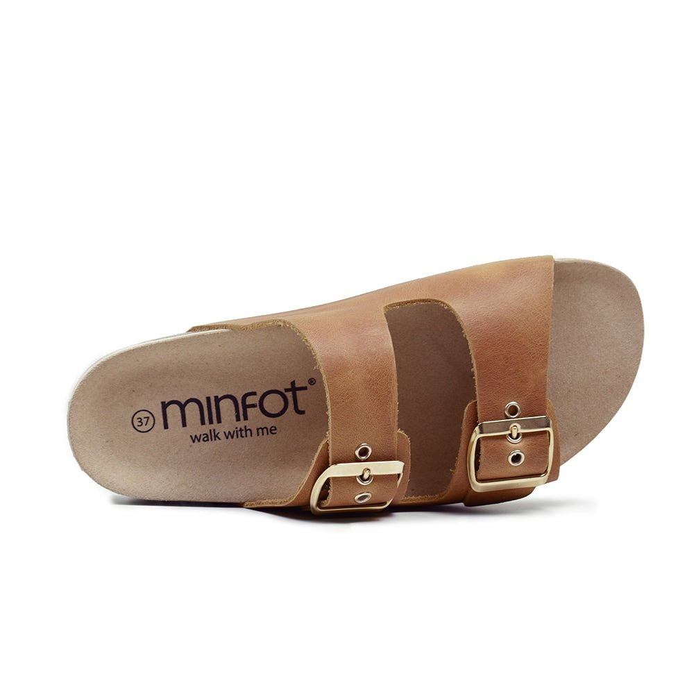 Minfot Sandaler Primo Soft Ayo Læder Cognac