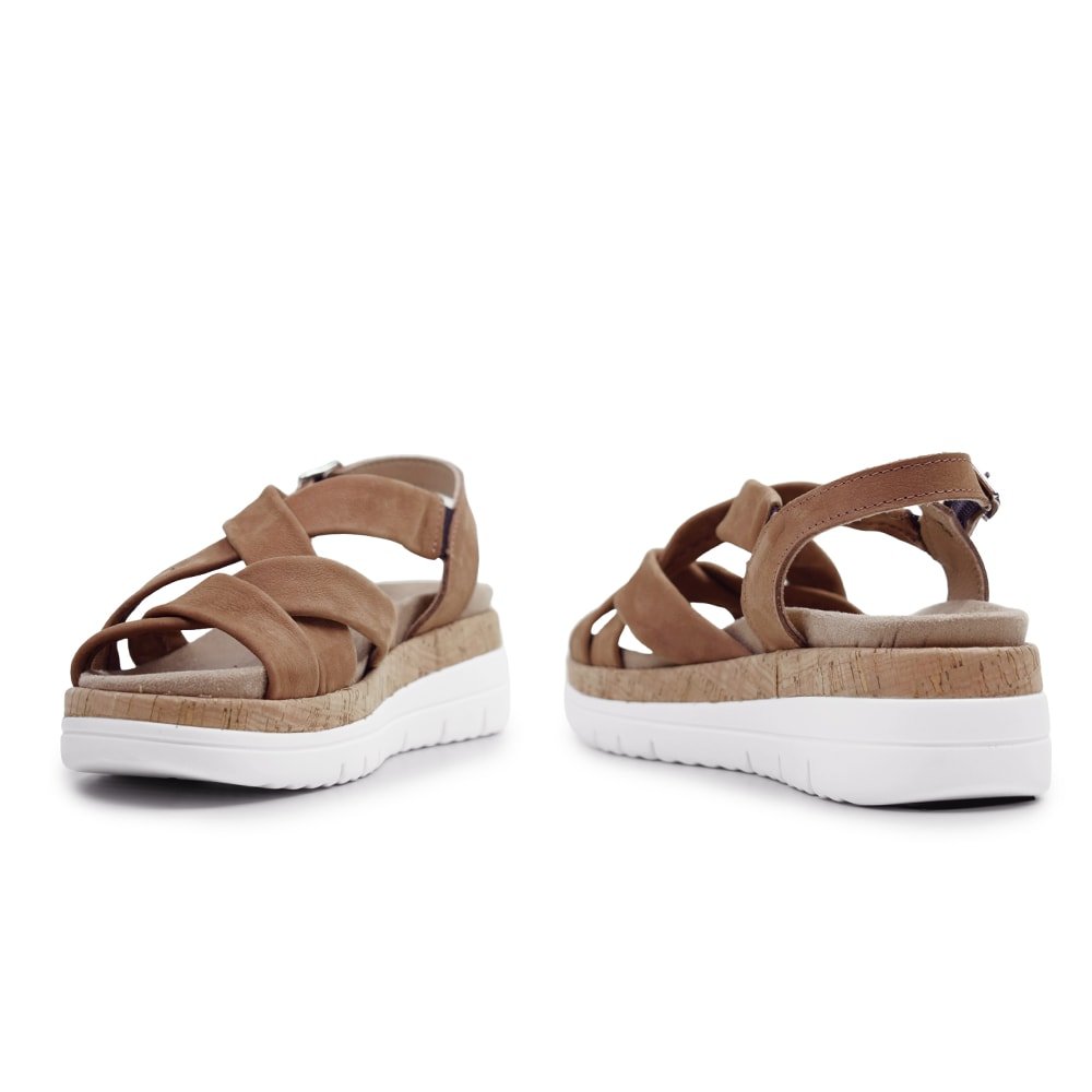 Produktbild 7 - Minfot Remsandaler Sami Nubuck Tan