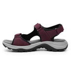 Minfot Sandhamn Sandaler Dame Nubuck Bordeaux
