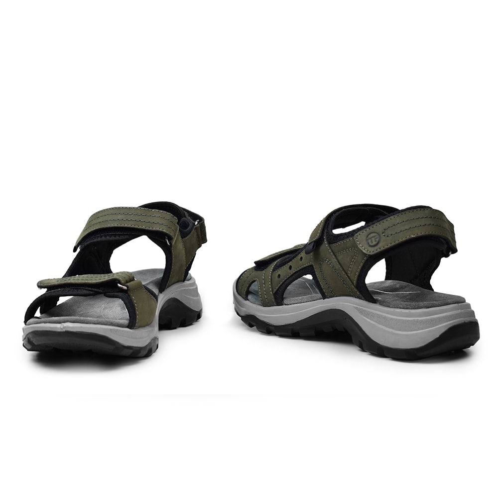 Minfot Sandaler Sandhamn Dame Nubuck Olivengrøn