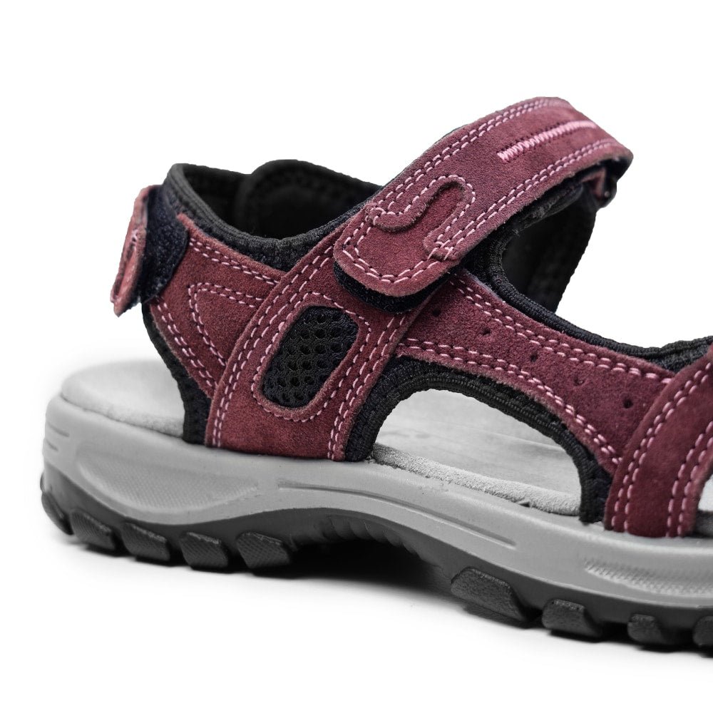 Produktbild 8 - Minfot Sandaler Torekov Dam Nubuck Röd