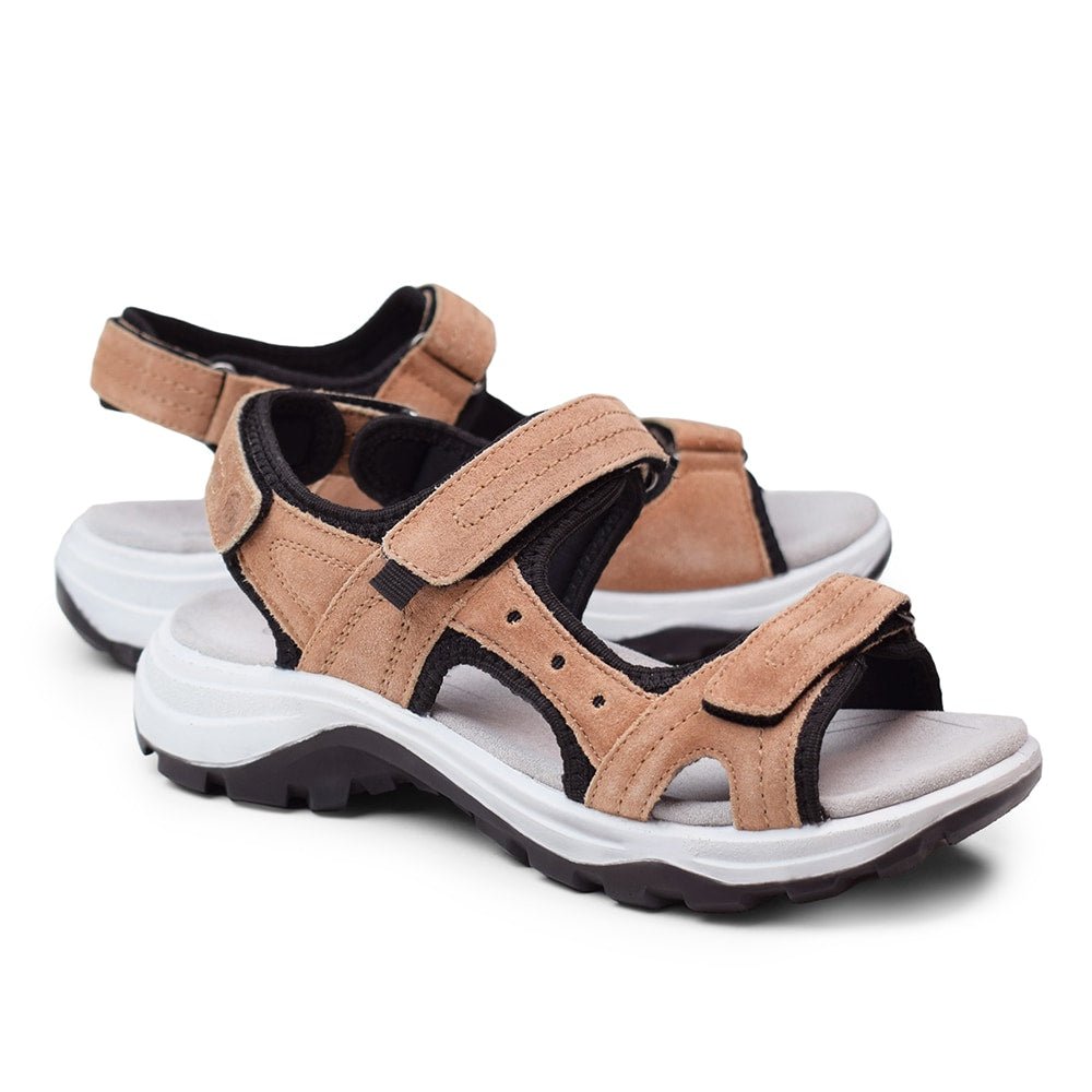 Minfot Sandaler Sandhamn Dame Ruskind Terracotta