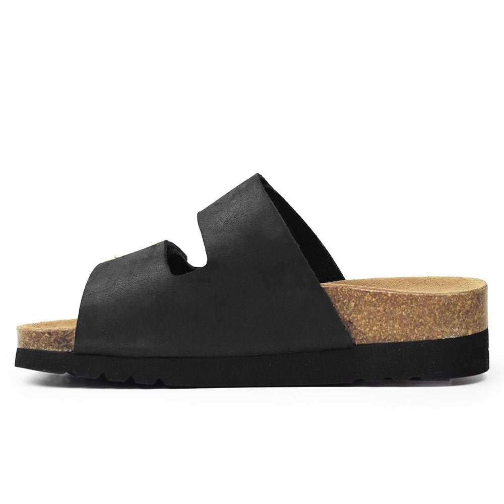 Scholl Monterey Sandaler Dame Sort Guld