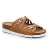 Scholl Sandal Dame Ystad Cognac