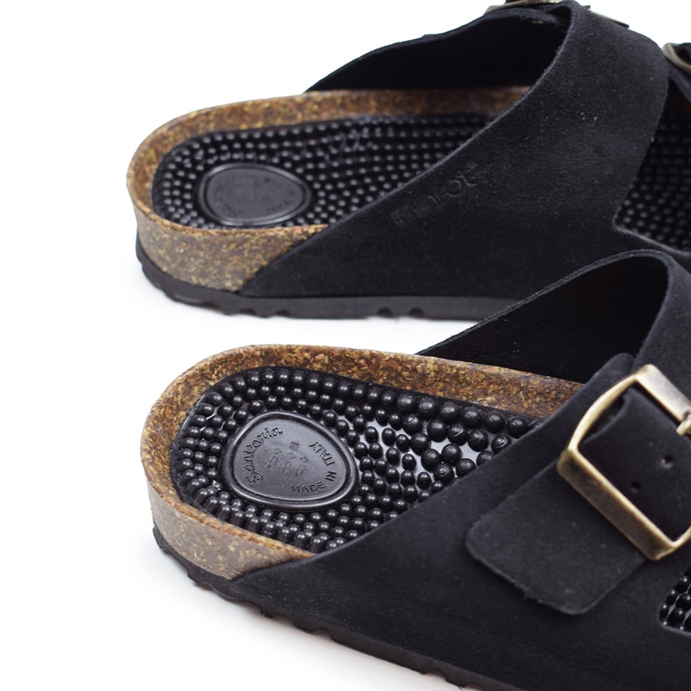 Minfot Massage Sandaler Bio Ruskind Sort