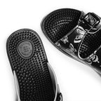 Minfot Massage Sandaler Fjäril Sort