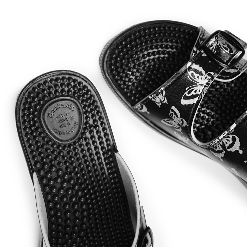 Produktbild 9 - Minfot Massage Sandaler Fjäril Svart