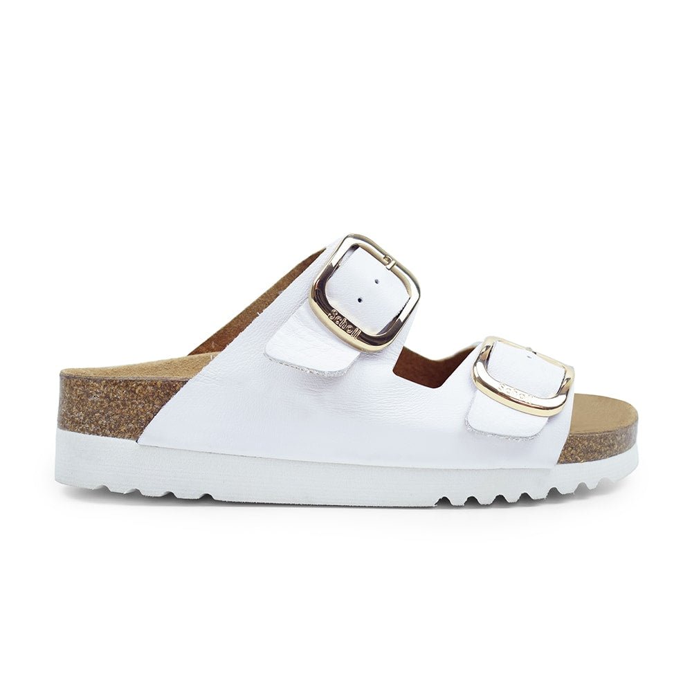 Scholl Sandaler Adapta Ilary Dame Leather Hvid