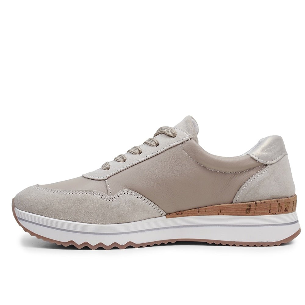 Produktbild 4 - Minfot Alley Sneaker Stretch med dragkedja Beige