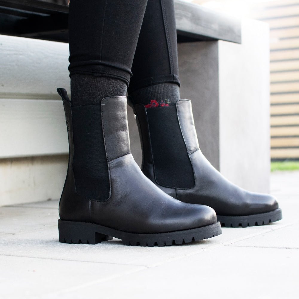 Produktbild 13 - Minfot Chelsea Boots City Läder Svart