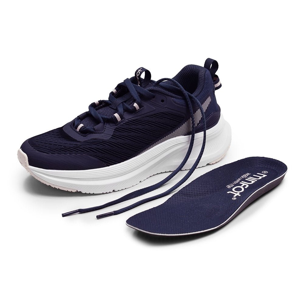 Minfot Journey Sneaker Dame Navy Pink