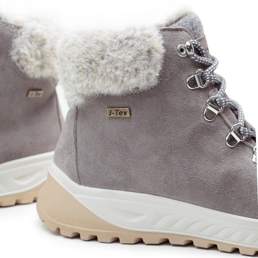 Produktbild 10 - Minfot Sala Kängor Mocka J-Tex Taupe