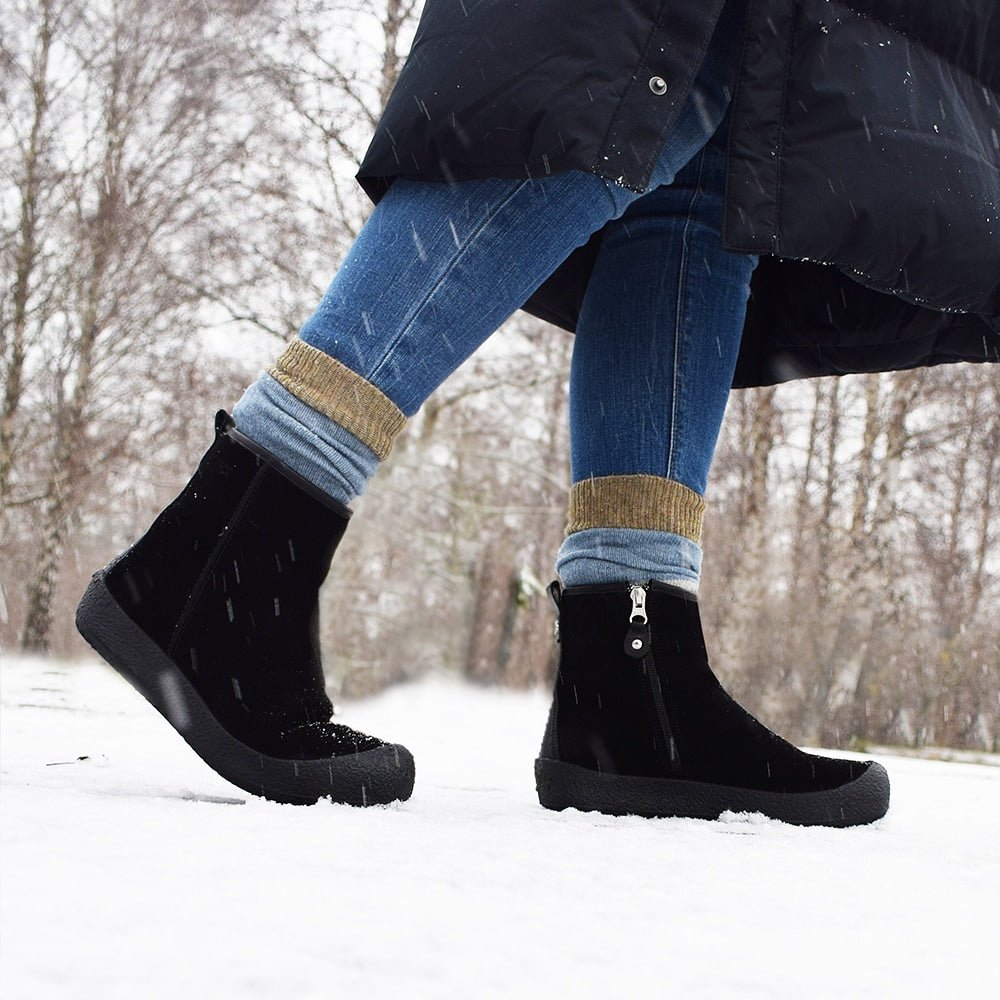 Produktbild 13 - Minfot Curling Boots Lund Mocka Svart