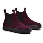 Minfot Chelsea Boots Visby Ruskind Bordeaux