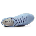 Minfot Aveny Sneaker Ruskind Lyseblå