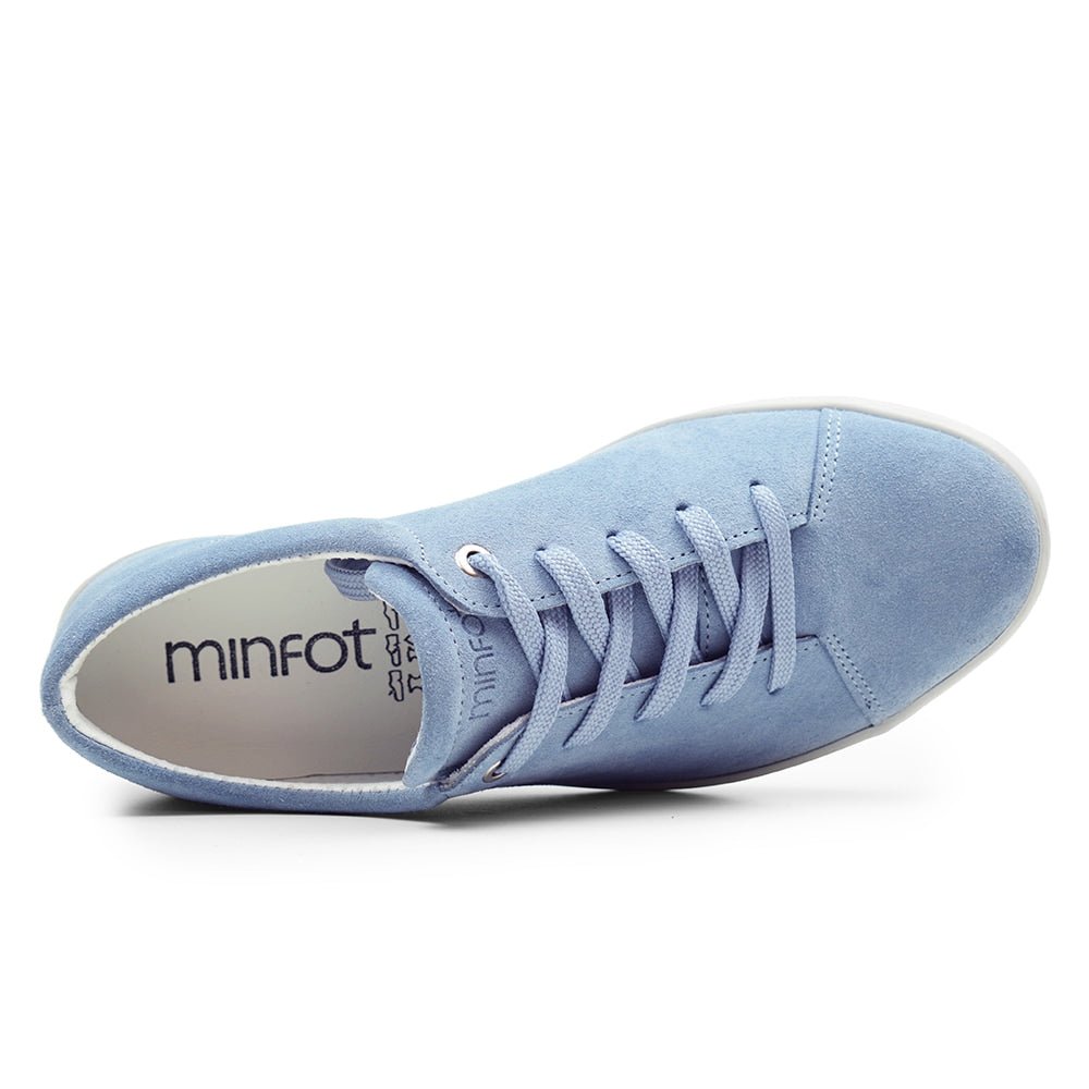 Produktbild 5 - Minfot Aveny Sneaker Suede Lyseblå